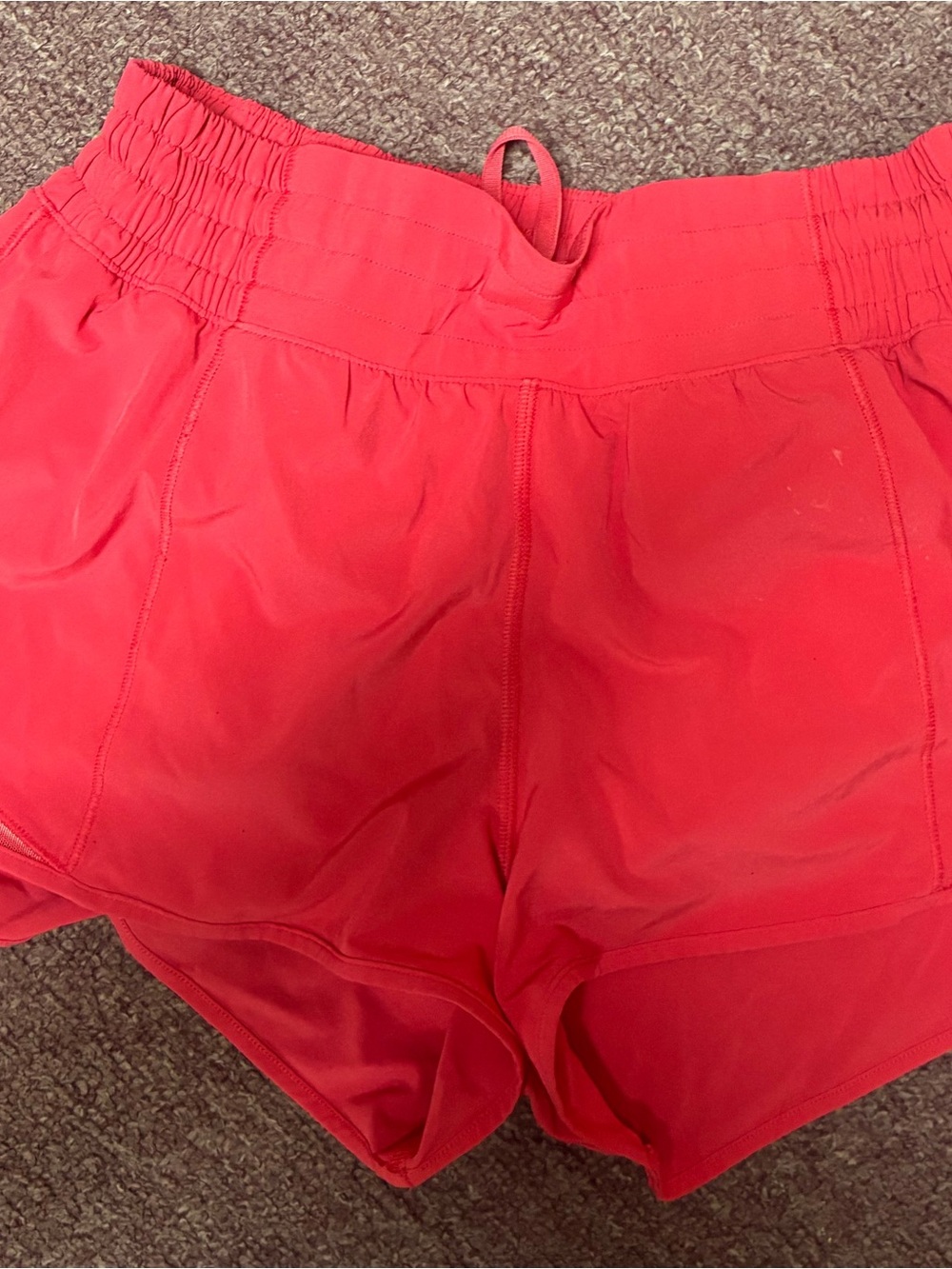 lululemon athletica Women's Coral-Red Athletic Shorts